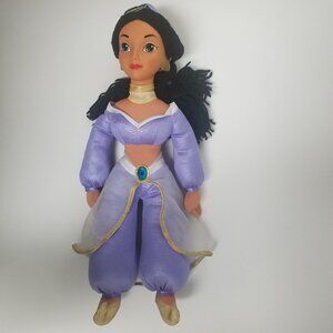 Jasmine 1993 Disney 16" Plush Dolls with Vinyl Head Mattel